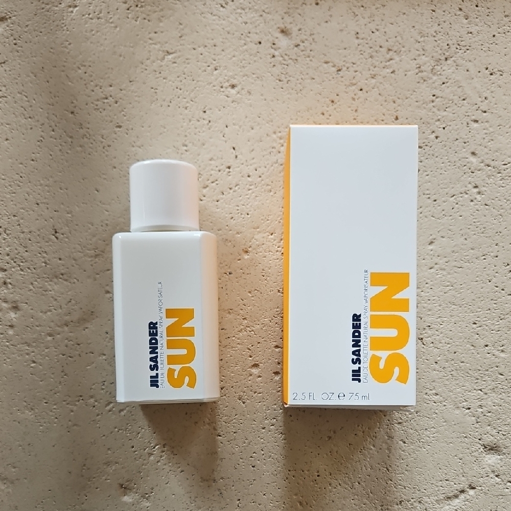 Jil Sander Sun Fragrance in White and Yellow